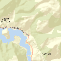 Castel di Tora Street Map