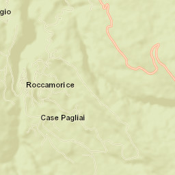 Roccamorice Street Map