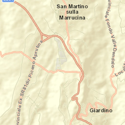 San Martino sulla Marrucina Street Map