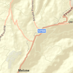 Orsogna Street Map