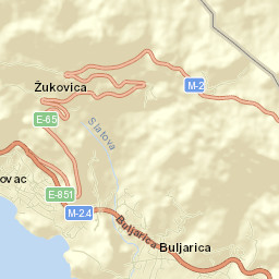 Petrovac na Moru Street Map