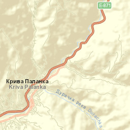 Kriva Palanka Street Map