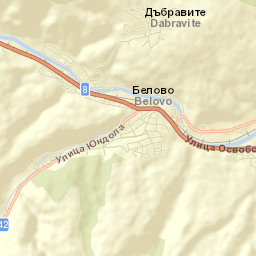 Belovo Street Map