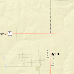 Dysart Street Map