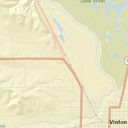 Vinton Street Map