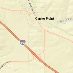 Center Point Street Map