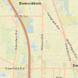 Bannockburn Street Map