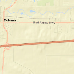 Coloma Street Map