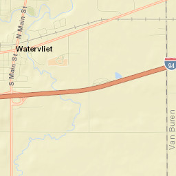 Watervliet Street Map