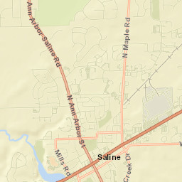Saline Street Map