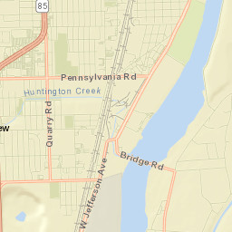 Riverview Street Map