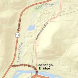 Chenango Bridge Street Map