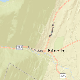 Palenville Street Map