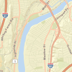 North Chicopee Street Map