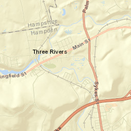 Three Rivers Street Map