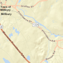 Millbury Street Map