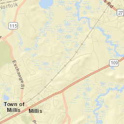 Millis Street Map