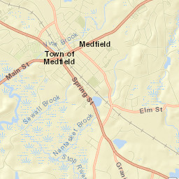 Medfield Street Map