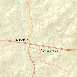Ponteareas Street Map