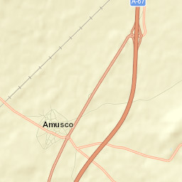Amusco Street Map