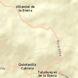 Villamiel de la Sierra Street Map