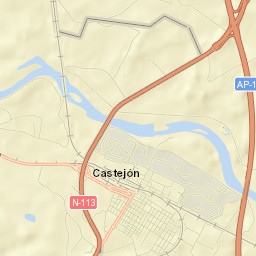 Castejón Street Map