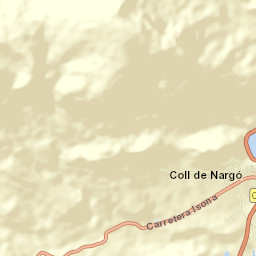 Coll de Nargó Street Map
