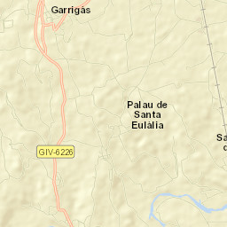 Garrigàs Street Map