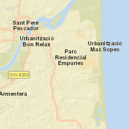 Sant Pere Pescador Street Map