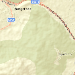Borgorose Street Map