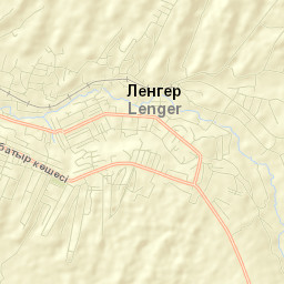 Lenger Street Map