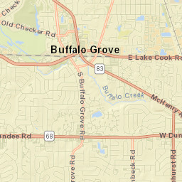 Buffalo Grove Street Map