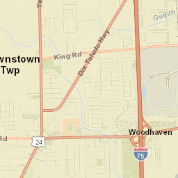 Woodhaven Street Map