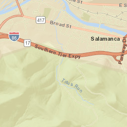 Salamanca Street Map