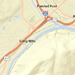 Gang Mills Street Map