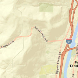 Port Dickinson Street Map