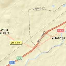 Villodrigo Street Map
