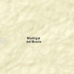 Madrigal del Monte Street Map