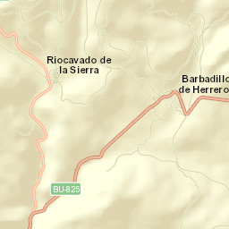 Riocavado de la Sierra Street Map