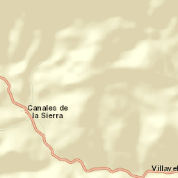 Canales de la Sierra Street Map