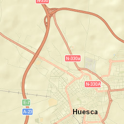 Huesca Street Map