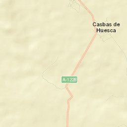 Casbas de Huesca Street Map