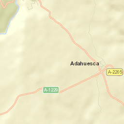 Adahuesca Street Map