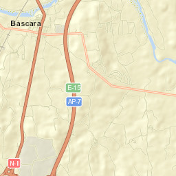 Bàscara Street Map