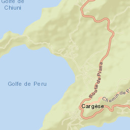 Cargèse Street Map