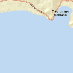 Trevignano Romano Street Map