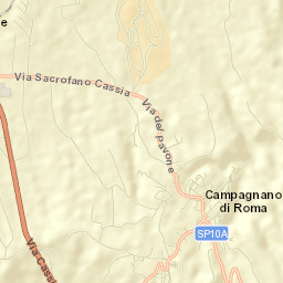 Campagnano di Roma Street Map