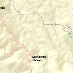Montorio Romano Street Map