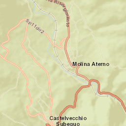 Molina Aterno Street Map