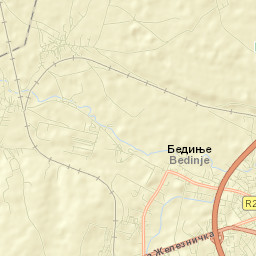 Bedinje Street Map